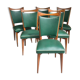 Suite of 6 scandinavian style chairs