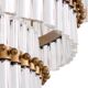 Eichholtz Scottsdale Chandelier in antique brass and glass