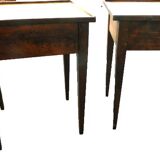 Pair of Regency style bedside tables