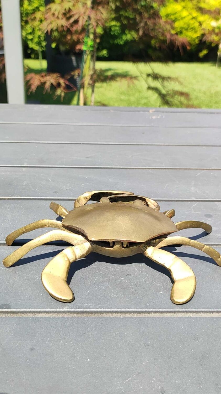 brass jewelry vintage box