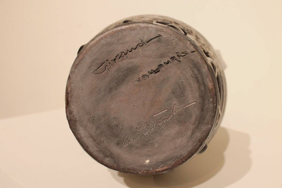 Important vase in ceramic - Alexandre Kostanda for Louis Giraud, Vallauris
