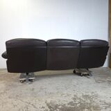 De Sede DS-31 vintage 1960s design leather 3-seater sofa