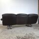 Vintage design leather 3-seater sofa De Sede DS-31 from the 1960s.