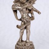 Set of three musician cherubs in cast lead - period: 20th century