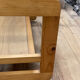 Coffee table in pine and glass Regain 1980