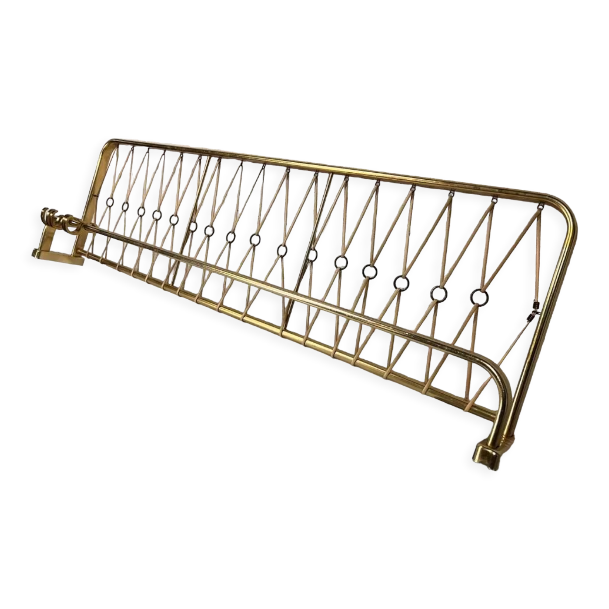Vintage 'gold' wall coat rack