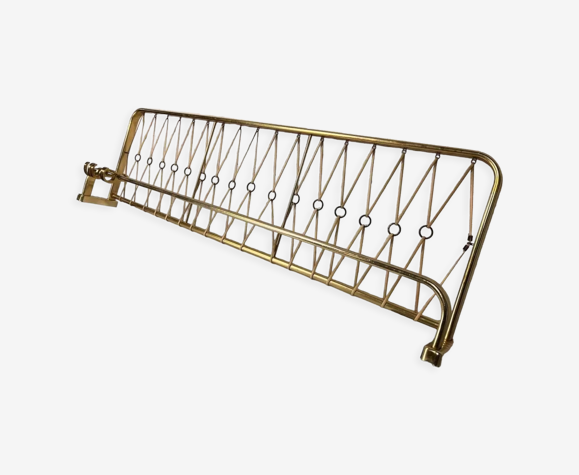 Vintage 'gold' wall coat rack