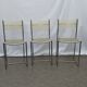 Set of 6 chrome spaghetti chairs model 101 of Belotti for Alias of the 70s-80s