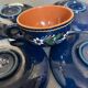 4 teacups and saucers