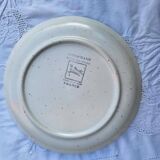 Longchamp stoneware chocolate flower plate duo