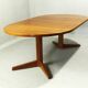 Table à manger extensible danoise en teck, années 1980