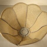 Lampshade for suspension in raffia 70s