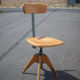 Chaise de bureau bois et métal
