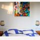 Applique murale l'Epicurienne paon corail