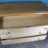 Elegant cassettiera in wood, restored, Italia 1950s, in good conditions