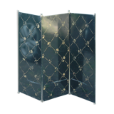 old fire screen in decoré steel 1900