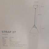 DFTP black metal pendant light