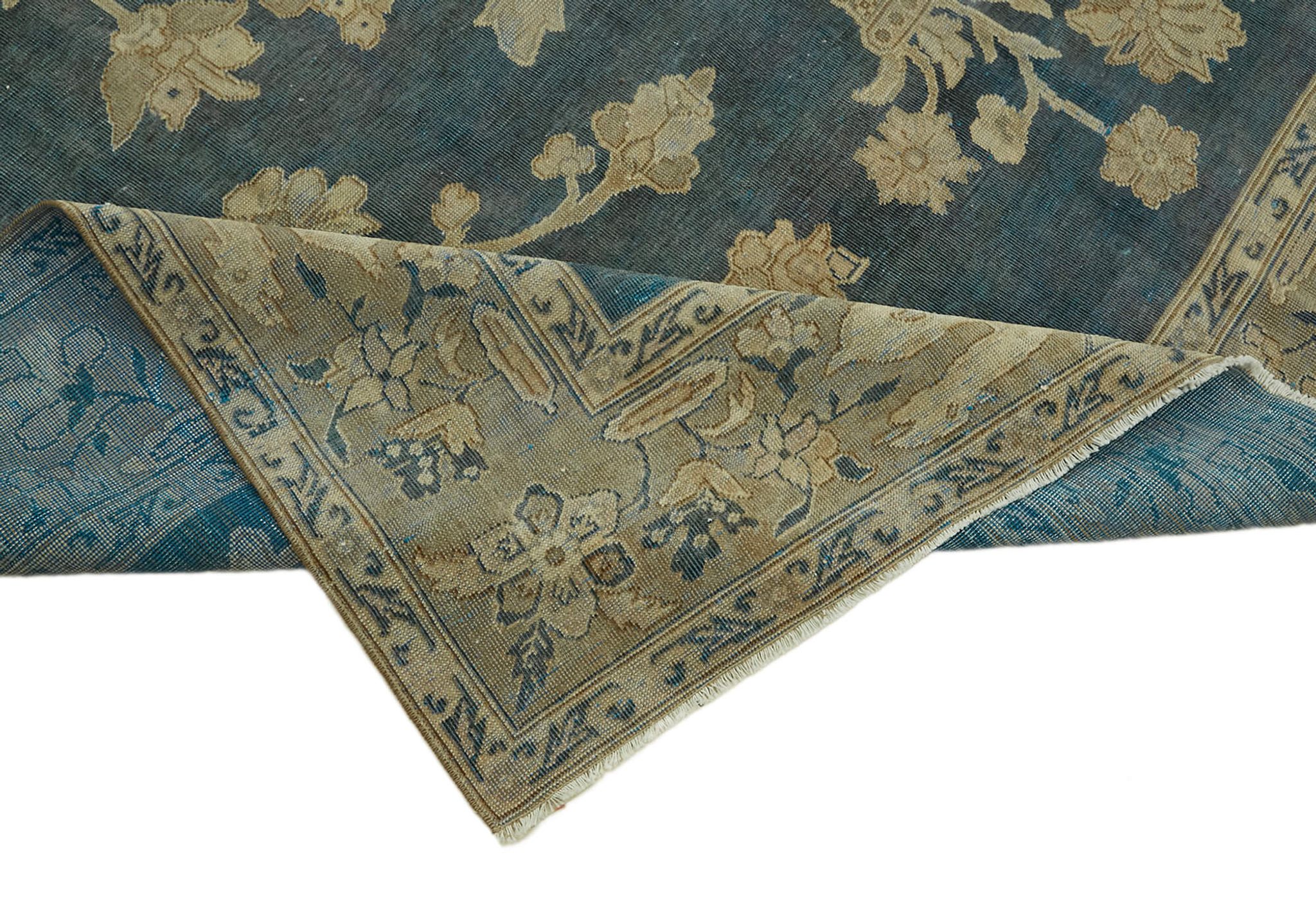 Tapis oriental fait à la main années 1980 237 cm x 313 cm