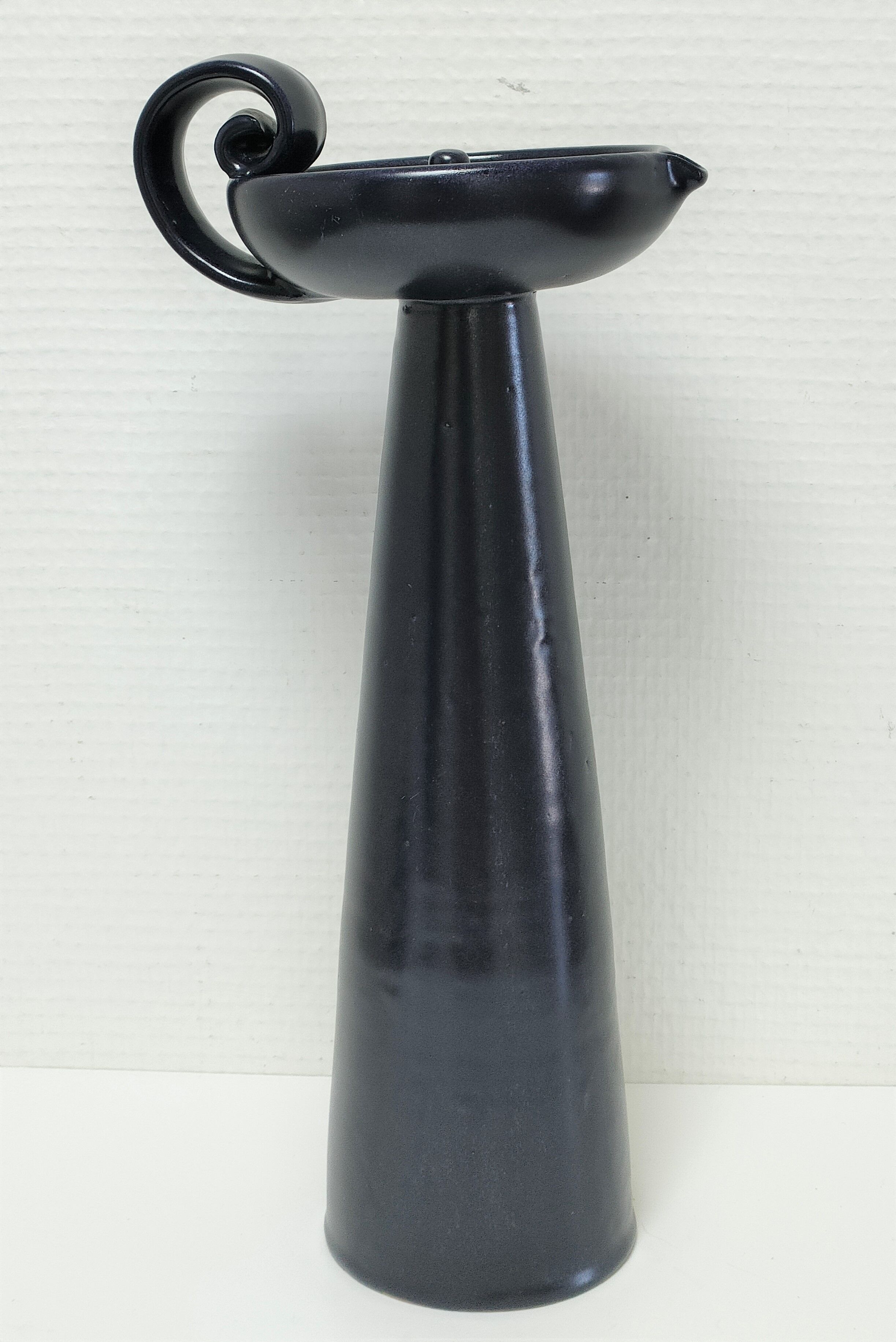 High candle holder pique ceramic candle design vintage arts ceram