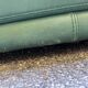 Roche Bobois living room green leather made in Italy