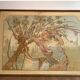 Large Decorative Panel Art. French Work by the Atelier Couteau & Duham.