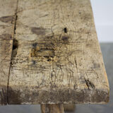 Antique pine butchers table