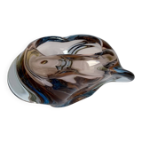 Cendrier Skrdlovice Art Glass, République tchèque, années 1960