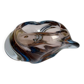 Cendrier Skrdlovice Art Glass, République tchèque, années 1960