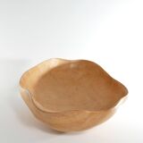 Swedish Burl Wood Bowl, Signed TN 1980