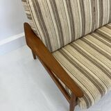 Danish Three-Seater Sofa in Teak by Arne Vodder for France & Son, 1960s