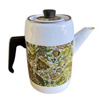 Vintage enameled coffee pot