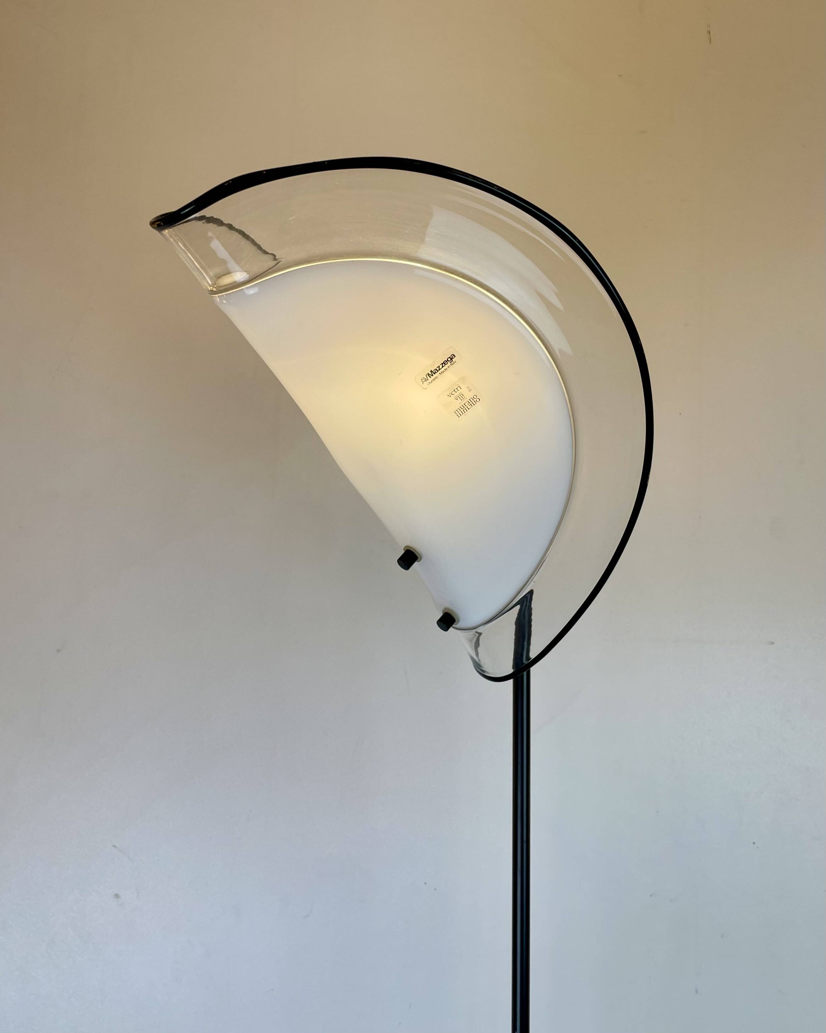 Murano Floor Lamp by Mazzega, Italy, 1980s