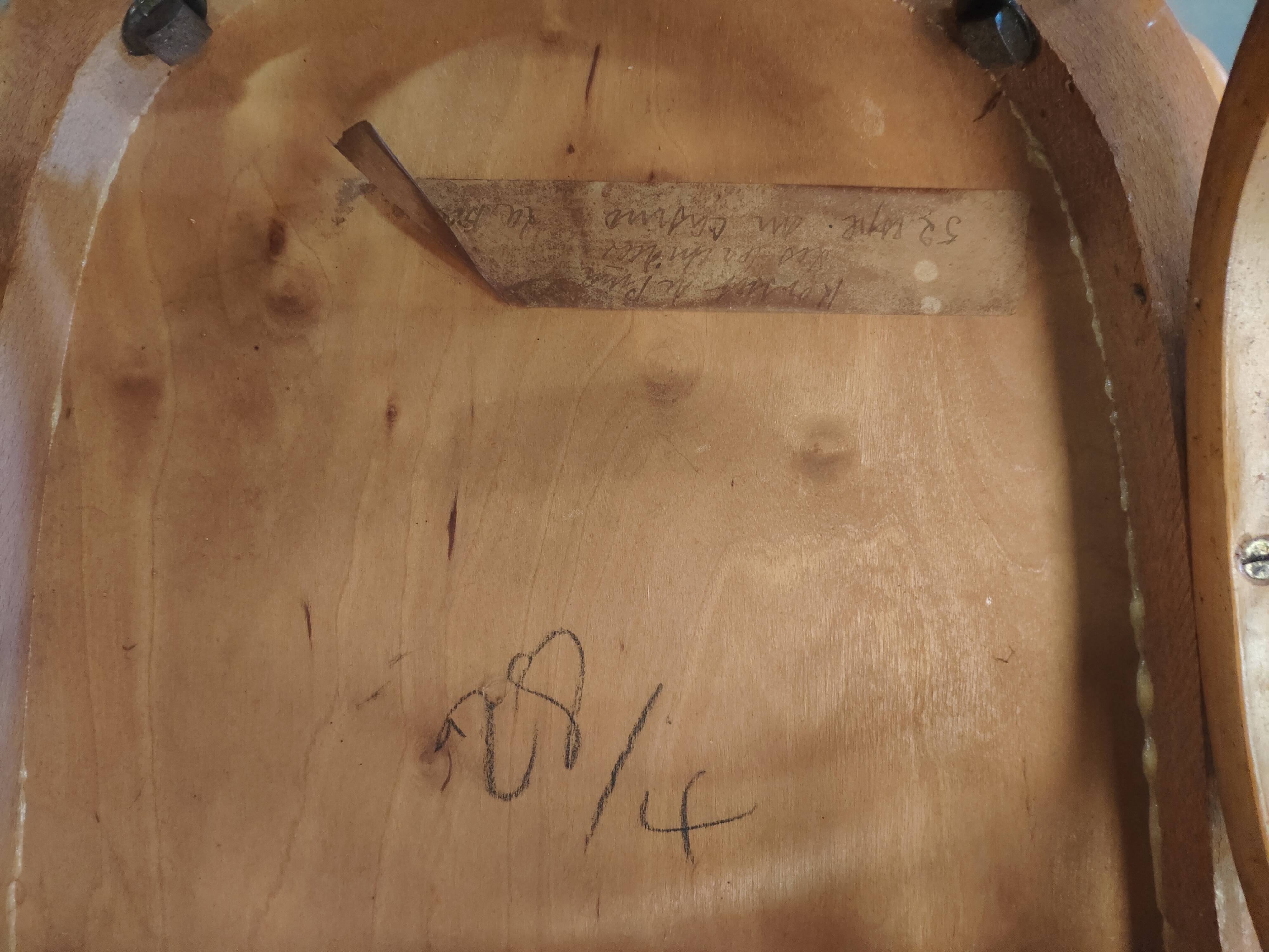 Pair of vintage Baumann bistro chairs