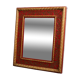Mirror Red Leather André Maillefert 61x73cm