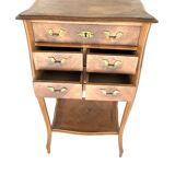 Louis XV style marquetry side table – circa 1900