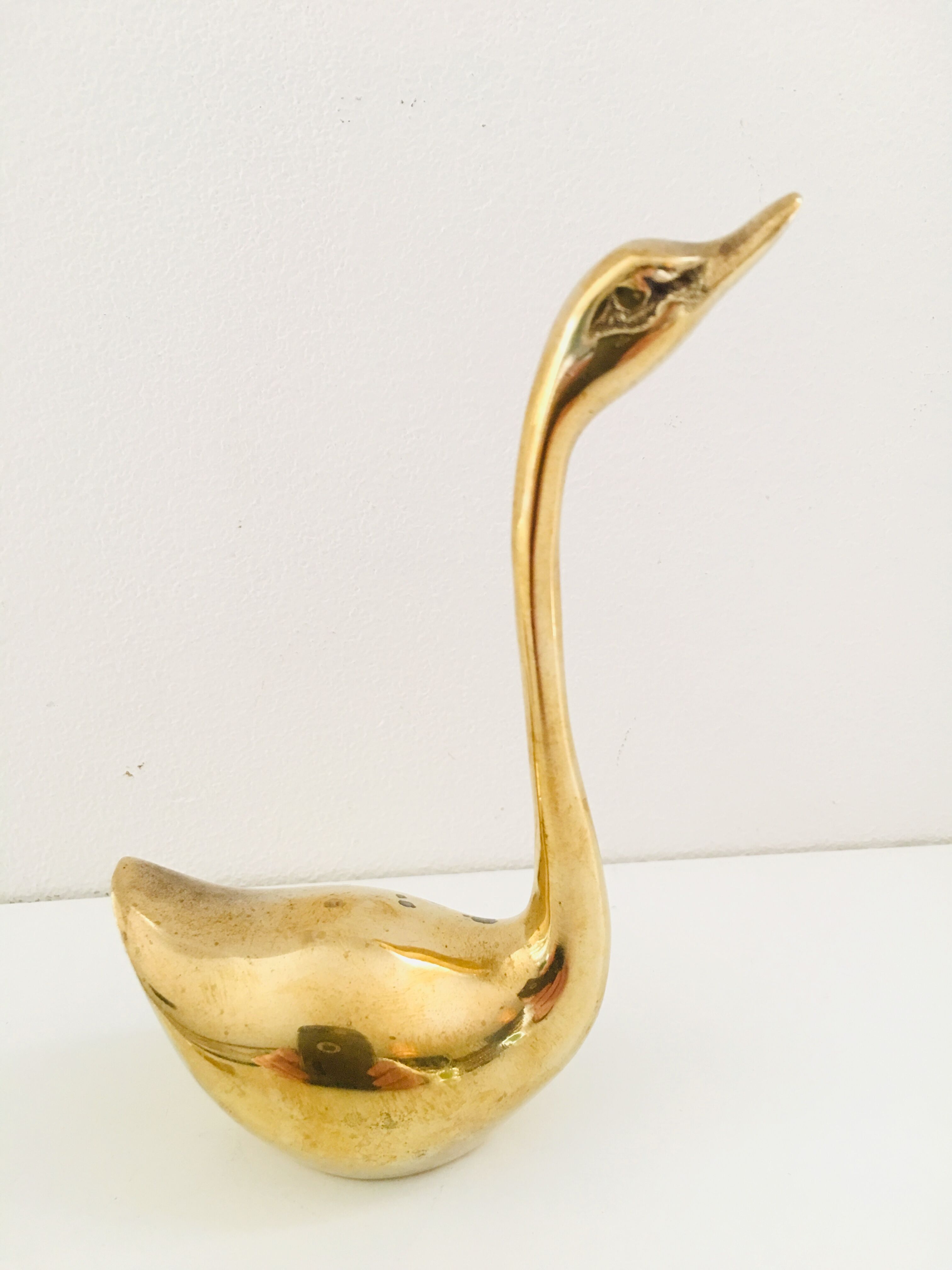Vintage brass swan lot