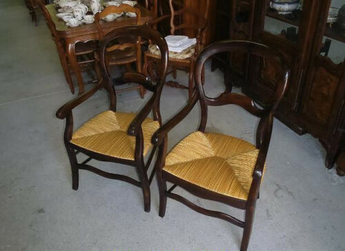 Pair of Louis Philippe armchairs
