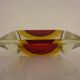 Sommerso Murano Glass Ashtray, Italy, 1960s