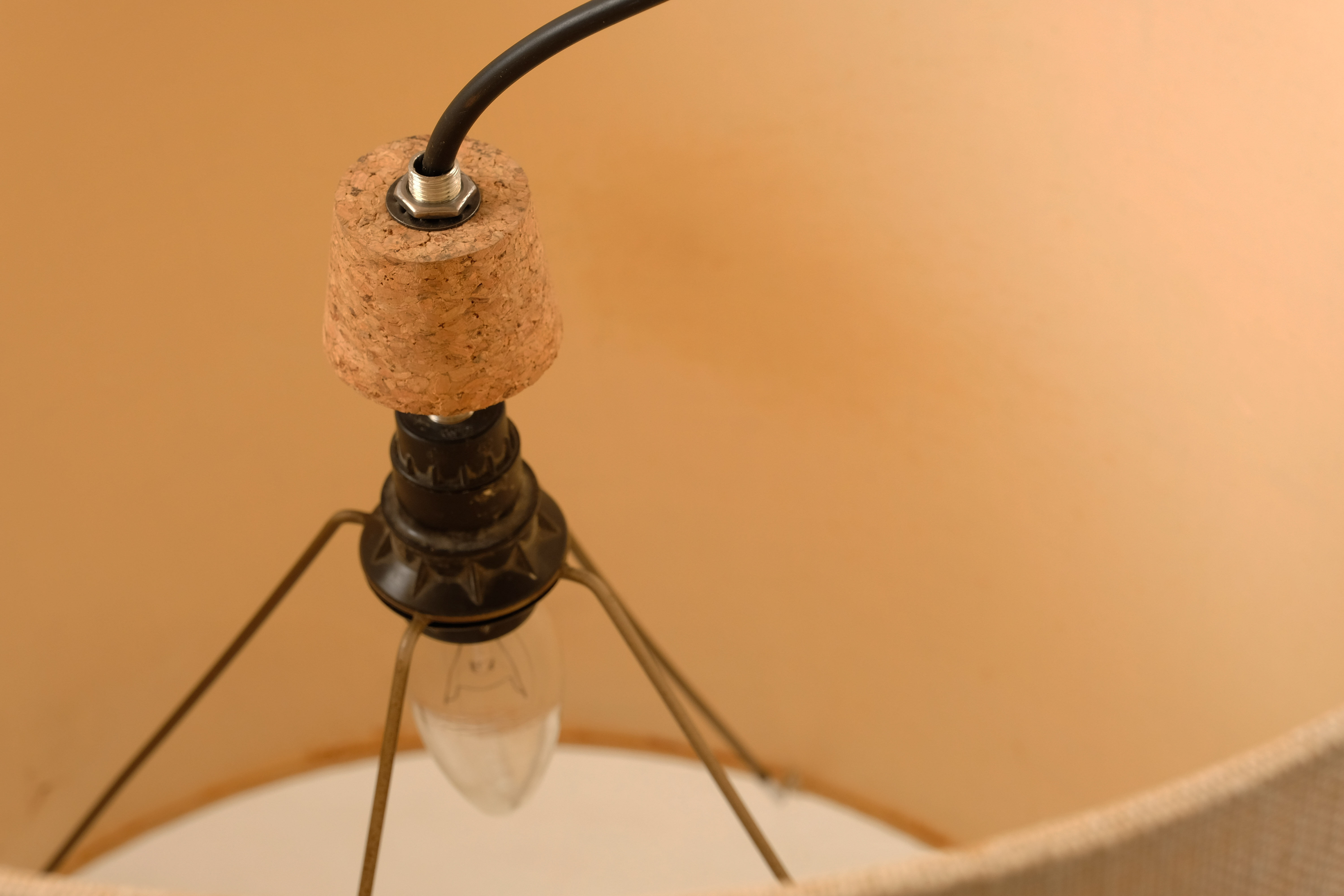 Lamp by Fonck and Mateo Vallauris 1960's