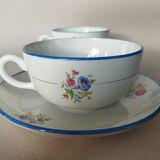 Two Salins earthenware lunch cups