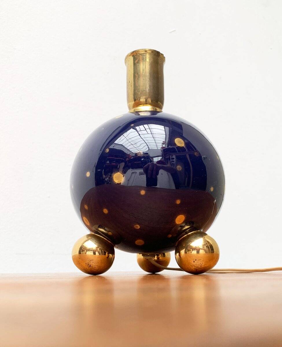 Italian table lamp from the mid-century, 1950s.
