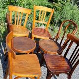 6 chairs bistrot XXe