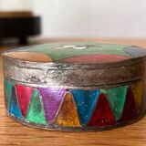 Old metal and glass box