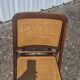 Vintage 2 chaises pliantes bois et cannage