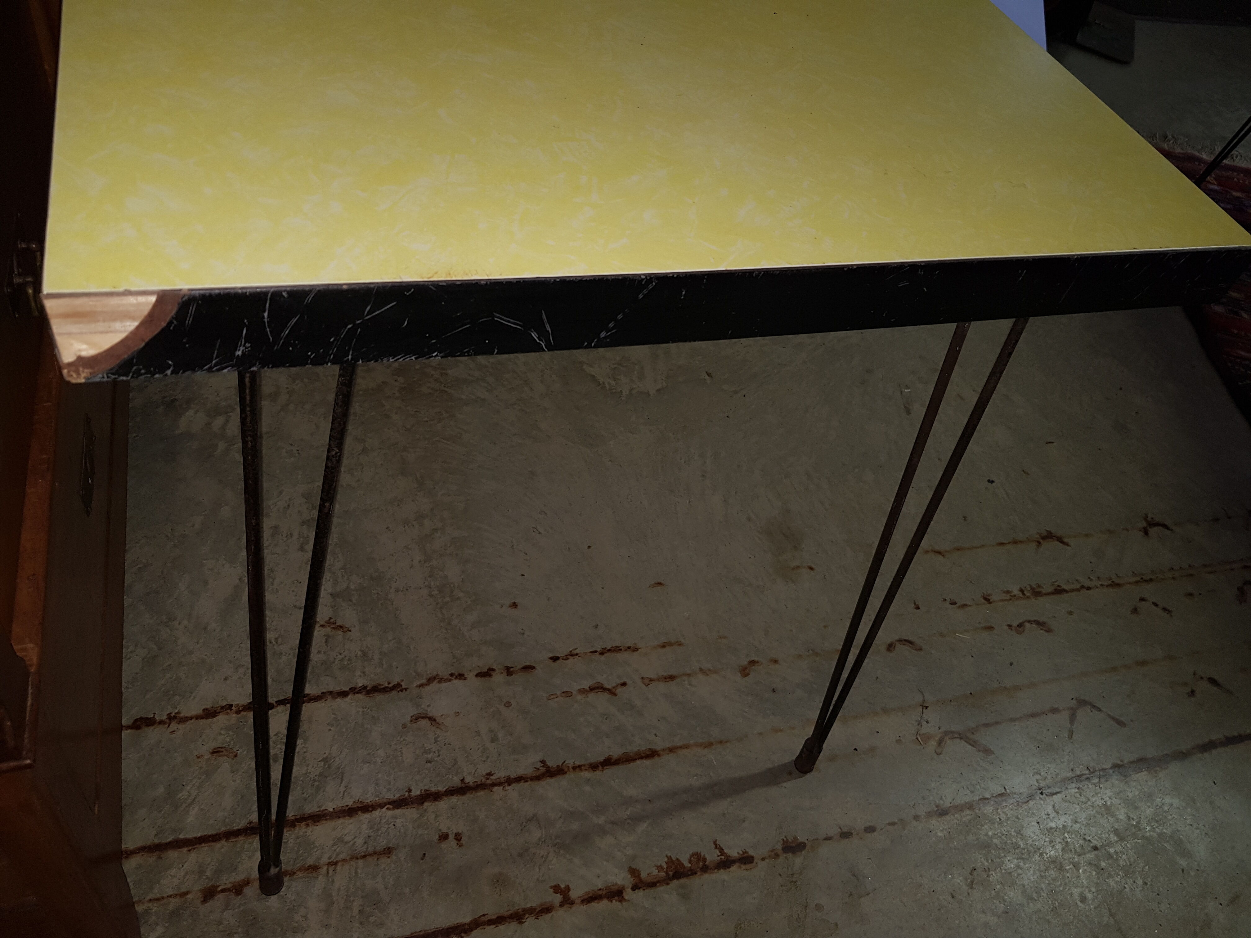 Vintage bistro table