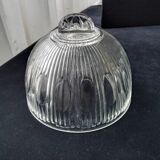 Old molded pressed glass cheese bell