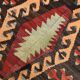 Pastel Tones Geometric Pattern Turkish Woven Wool Kilim Rug, 185x350 Cm