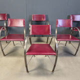 Vintage dining chairs by Segis Italy, 1980s