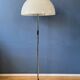 Vintage Dijkstra mushroom floor lamp with white acrylic glass shade.