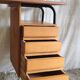 Bureau moderniste en métal et bois - années 60/70